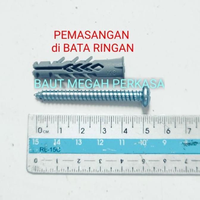 [50 PCS] Sekrup PAB #12x2 (5 cm) + Viser New S8