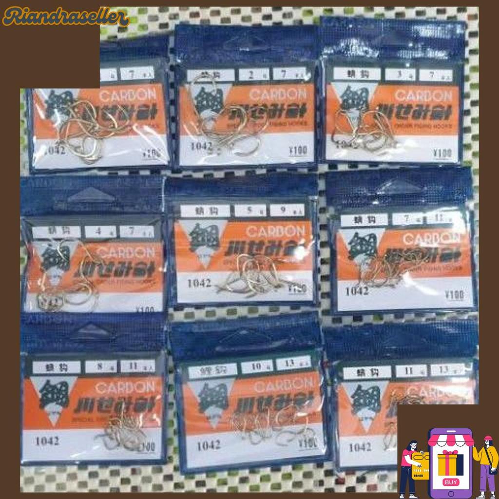 Cuci Gudang Mata Kail Carbon Jepang 1042 (Brown Lubang)