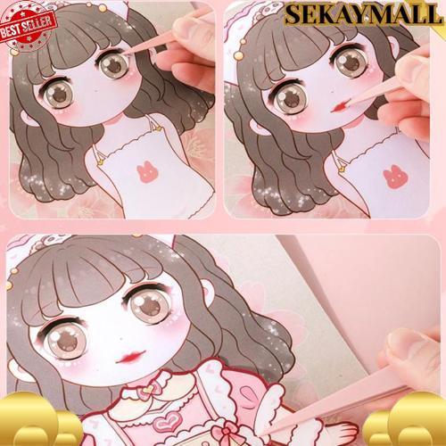Diskon Buku Stiker Diy Fashion Baju Sticker Dress Up Book Lucu Korean Stiker Ekspresi Girl Change Ma