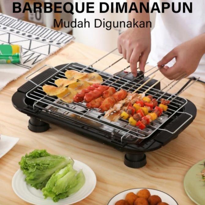 Electric barbeque grill panggangan pemanggang listrik portable bbq TEG