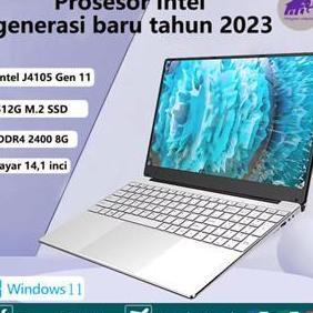 Ma Notebook Tipis 2024 Untuk Rumah Kantor Dan Pelajar Intel J4105 Ram 8Gb Ddr4 Ssd 512Gb Bonus Mouse