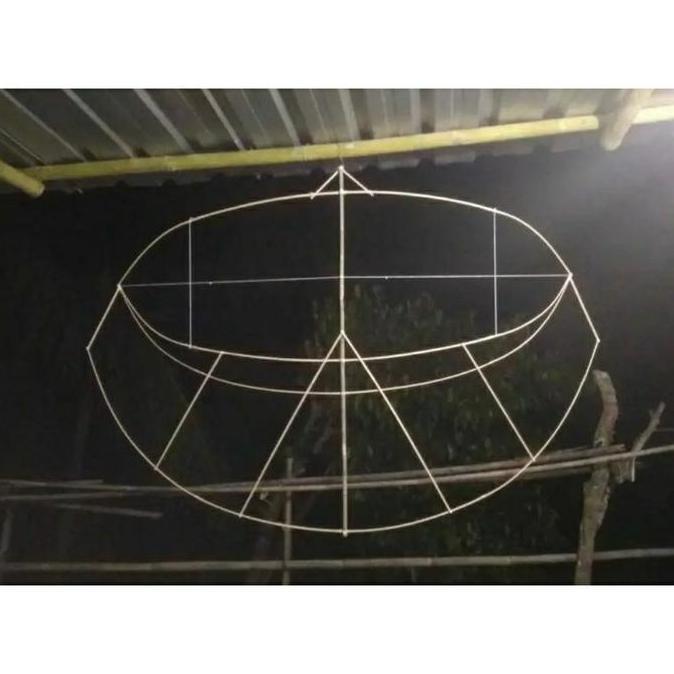 New- kerangka layangan gapangan 1 meter - Ludoyo
