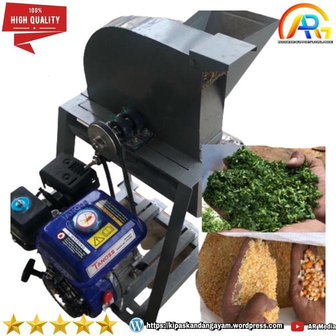 Terlaris Mesin Chopper Pencacah Rumput Dan Penepung Jagung Pencacah Daun Kompos