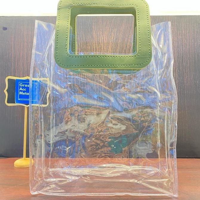 MIKA TRANPARANT / TAS TOPLES KUE KERING LEBARAN / HAMPERS LEBARAN