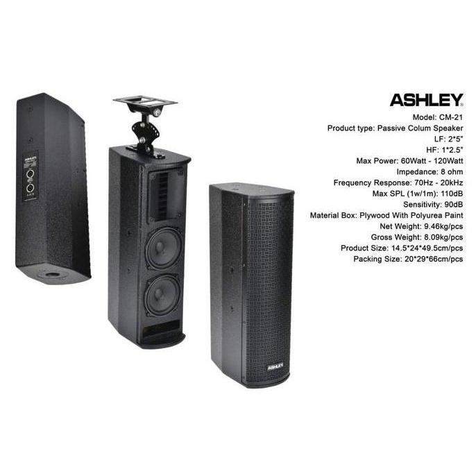 SPEAKER PASIF COLUM ASHLEY CM21 CM 21 ORINAL