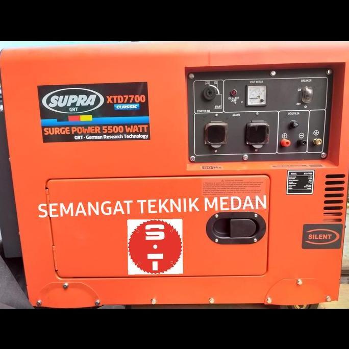 Terlaris Xtd7700 Genset Generator Listrik Silent Solar 5000 Watt 5Kva Supra