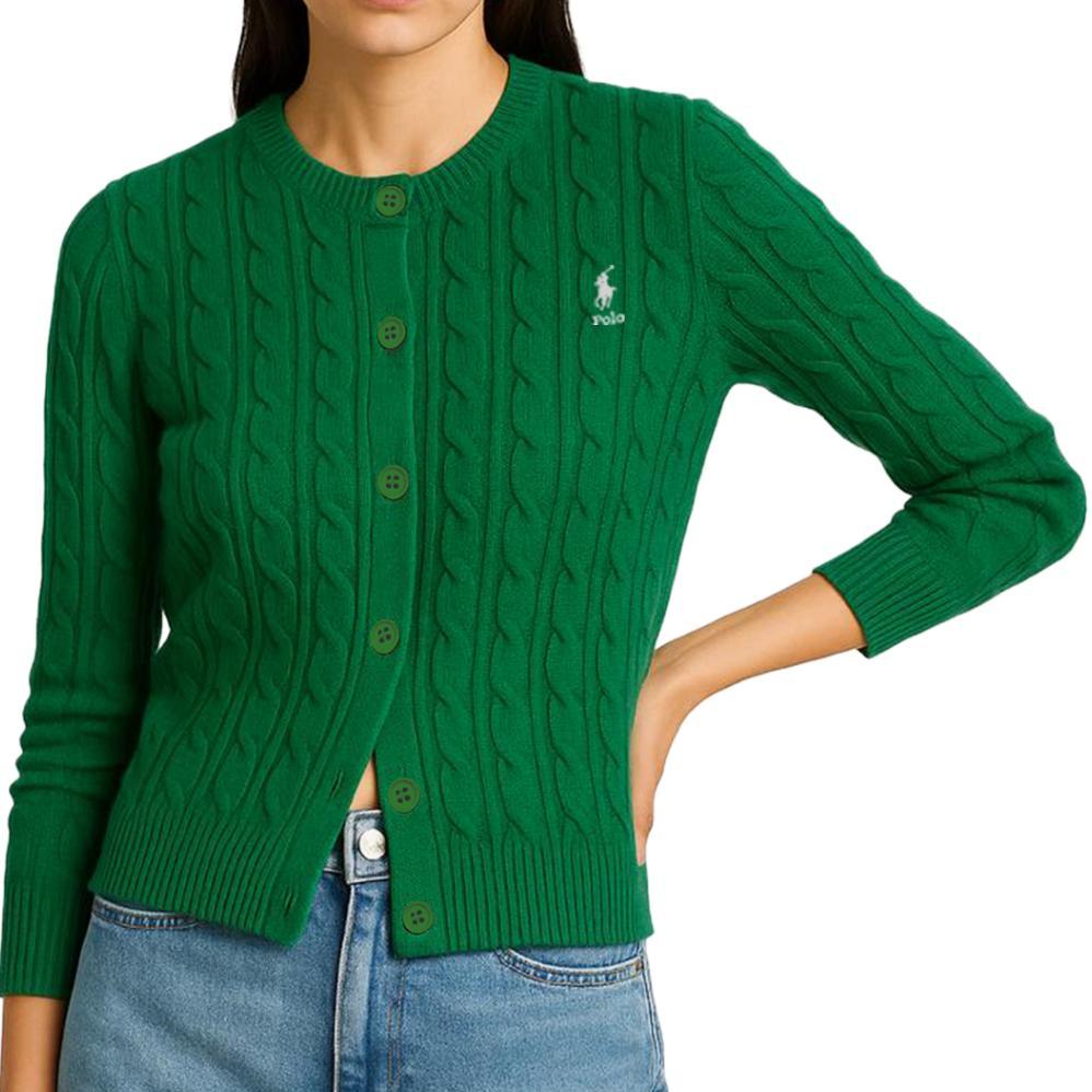 POLO SPORT - 70.8001.44 Ladies Cardigan - Green