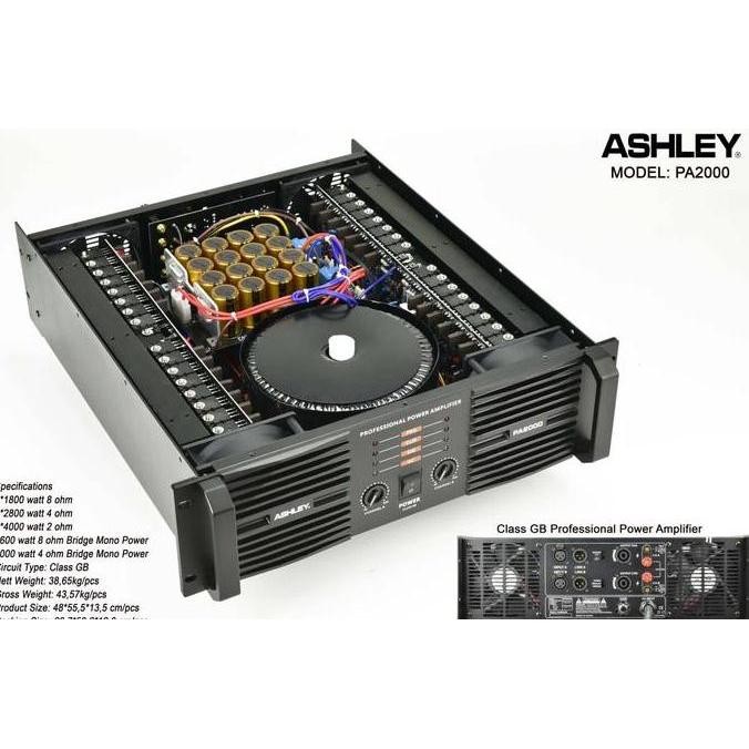 POWER AMPLIFIER ASHLEY PA2 PA 2 ORINAL