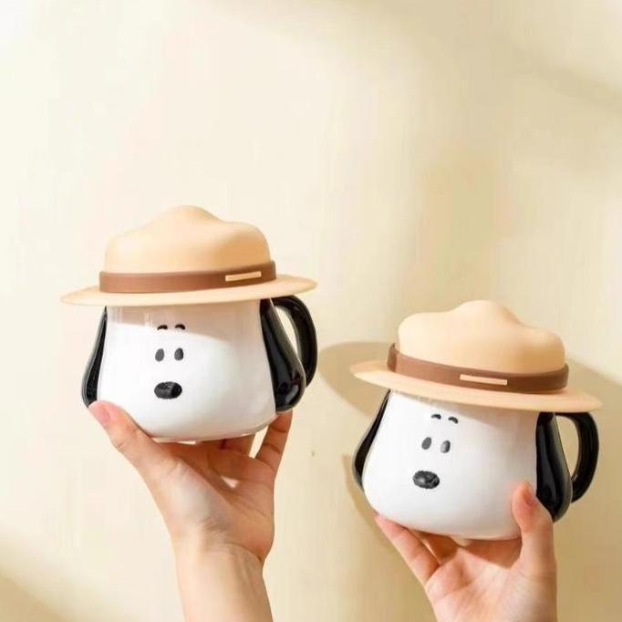 Mug Snoopy / Cangkir Snoopy / Gelas Keramik Snoopy Tidur