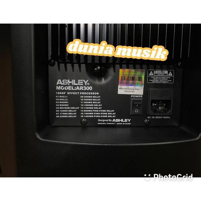 SPEAKER AKTIF ASHLEY AR300 AR 300 15INCH ORINAL
