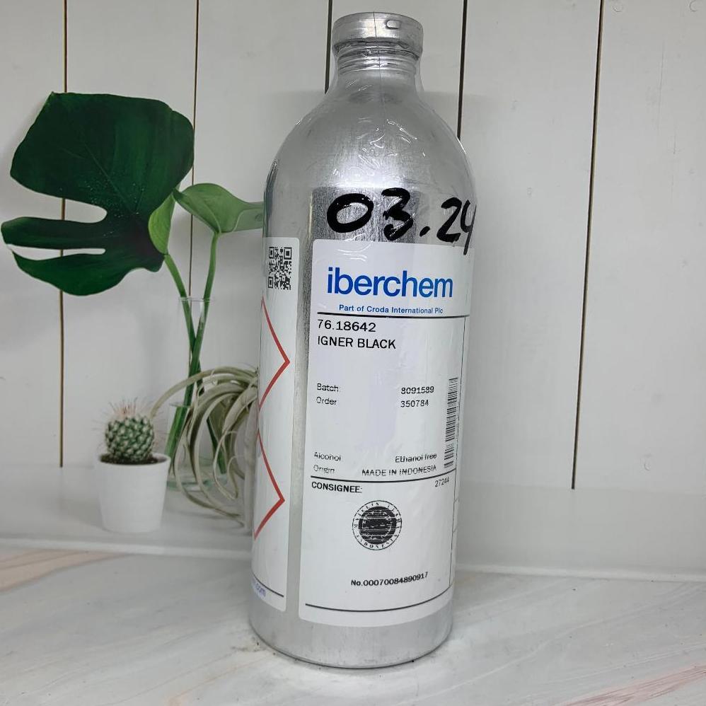 IGNER BLACK BY IBERCHEM ( in the line of AIGNER BLACK MAN ),BIBIT PARFUM KEMASAN SEGEL (1 KG), REPAC