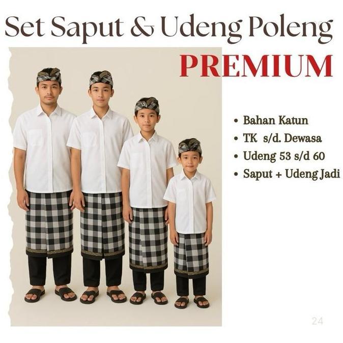Set Saput & Udeng Jadi PREMIUM Anak s/d Dewasa
