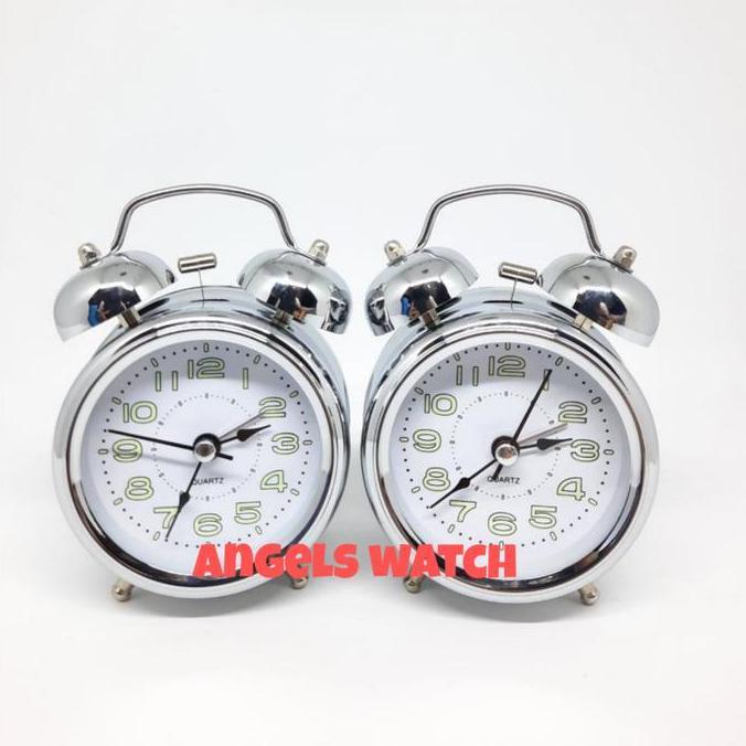 Jam Weker Kring Besar Nyaring/ Jam Meja Weker Alarm Kring Kuping