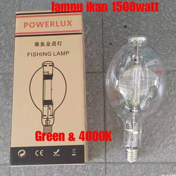 Powerlux Lampu Cumi Fishing Lamp Halogen 1500 Watt