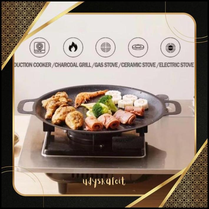 MMA-1318 Alat Panggangan BBQ Grill Pan Korean wajan PREMIUM pemanggang anti lengket Ketalat Panggang