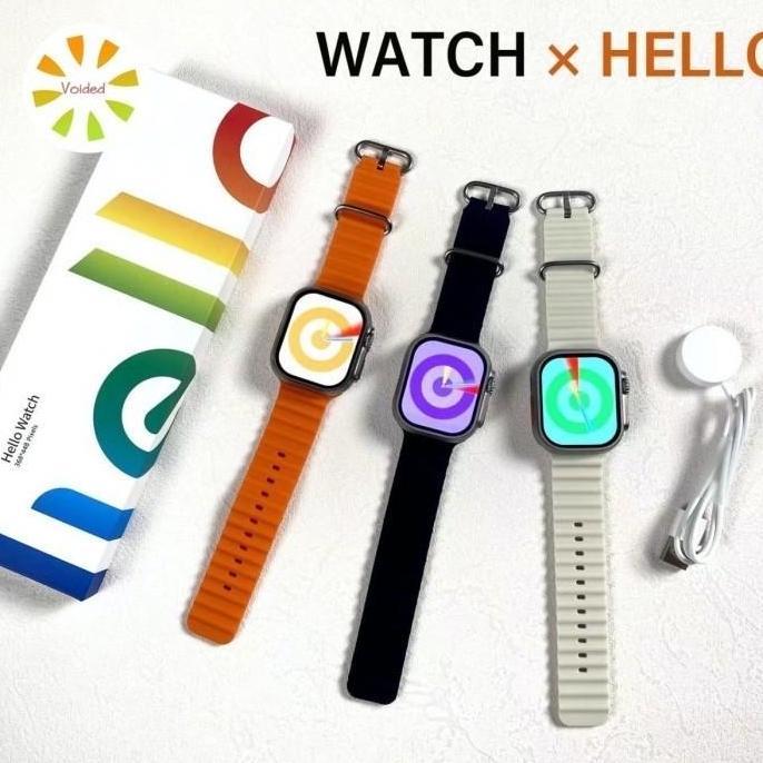 New- Smart Watch Hello Watch 3 Plus Amoled watch Ultra 8