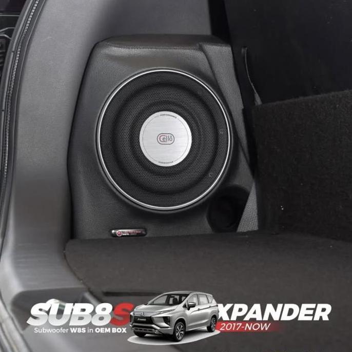 TERBARU - subwoofer Cello W8SL Toyota RAIZE , INNOVA , FORTUNER , Rocky , HRV