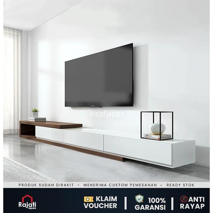 Terlaris Meja Tv Minimalis Modern Buffet Tv Meja Tv Minimalis  Bufet Tv Minimalis Rak Tv | Rjls4