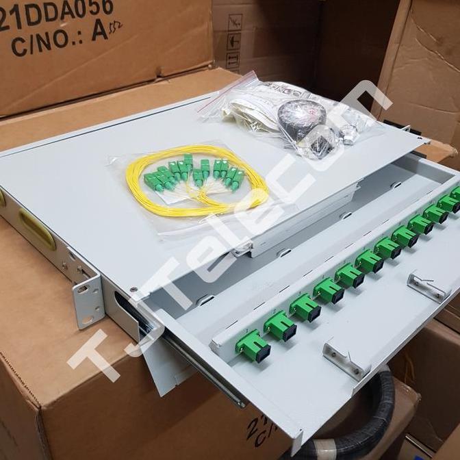 otb 12 core SC APC lengkap / otb rack 12 core PAZ