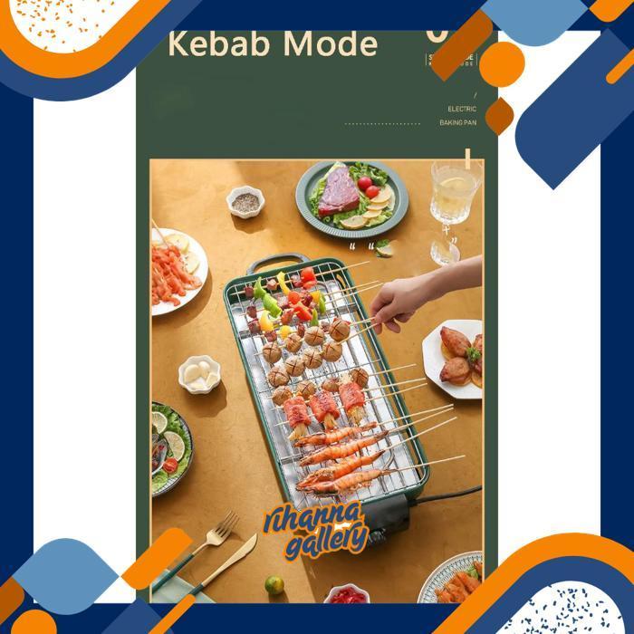 vb-8 Panggangan Alat Panggang Serbaguna Panggangan Bbq / Panggangan Portable Pemanggang Listrik Orig