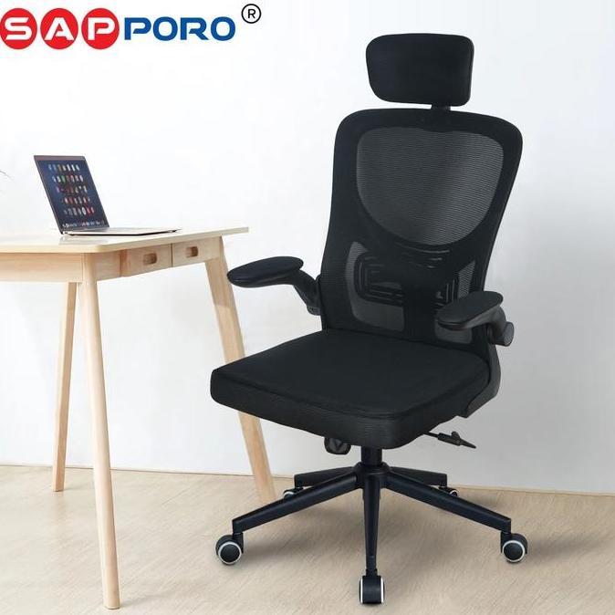 SAPPORO LEICESTER - Kursi kantor | Kursi Jaring | Office Chair Plastik Sandaran CO