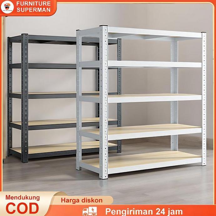 Terlaris Cz- Rak Besi Siku 5 Susun Rak Gudang Rak Besi Susun Serbaguna Rak  Gantung Rak Obat Obatan 