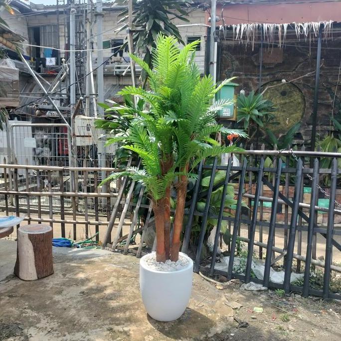 POHON PALEM ARTIFICIAL/ POHON PALEM/ POHON PALEM DALAM POT CO