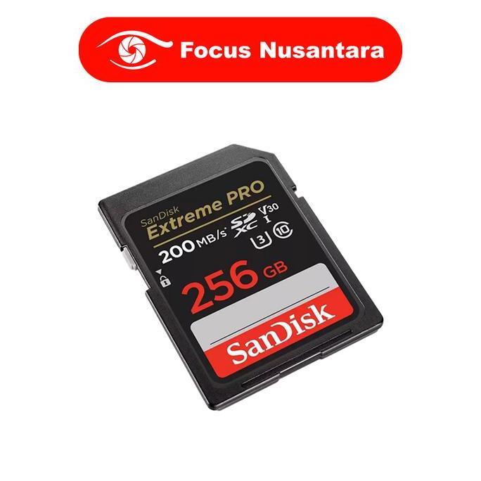SANDISK Extreme Pro SDXC UHS-I V30 256GB 200mbps murah