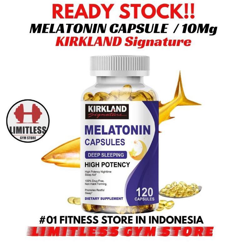 Usa Melatonin 10Mg - 120 Kapsul Suplemen Tidur Original