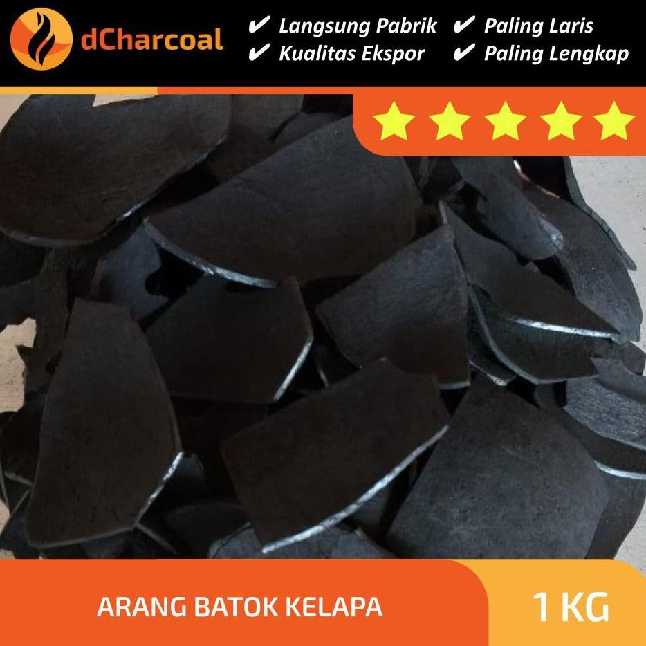 Bisa Cod Arang Batok Kelapa Kualitas Ekspor Mati Hampa 1 Kg ||