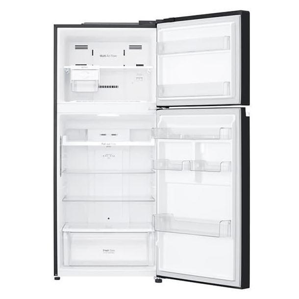 Promo Kulkas 2 Pintu Lg Black Glass Gnc422Sgcn Terlaris