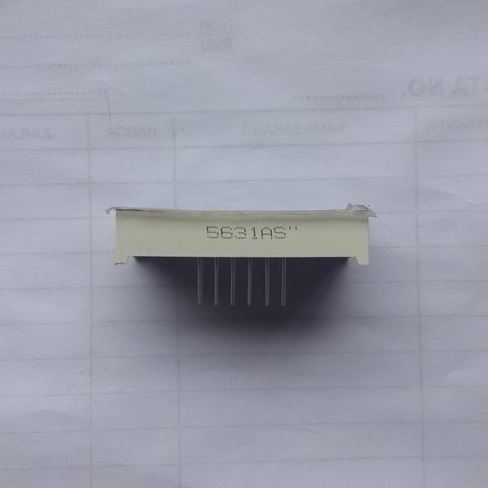 LED DISPLAY 7 SEGMENT 3 DIGIT SEGMEN MERAH 0.56" INCH RED