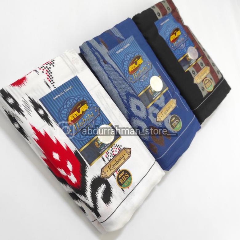 Sarung Atlas Habibi Kembang Motif BHS Sarung Pria Dewasa Tapih Atlas Habibi Kembang Pria Dewasa