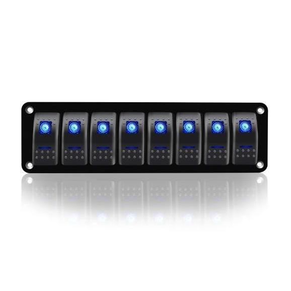 Promo Rocker switch panel 8 gang saklar model ARB Panel saklar Diskon