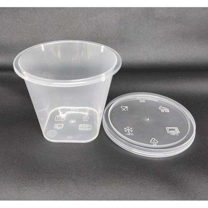 THINWALL DM FOOD CONTAINER / CUP PUDING 150 ML R ISI 25