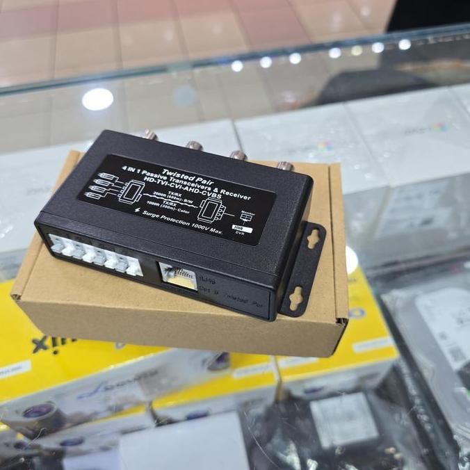 Video Balun 4Ch, Balun Cctv Ahd, Analog, Hdtvi