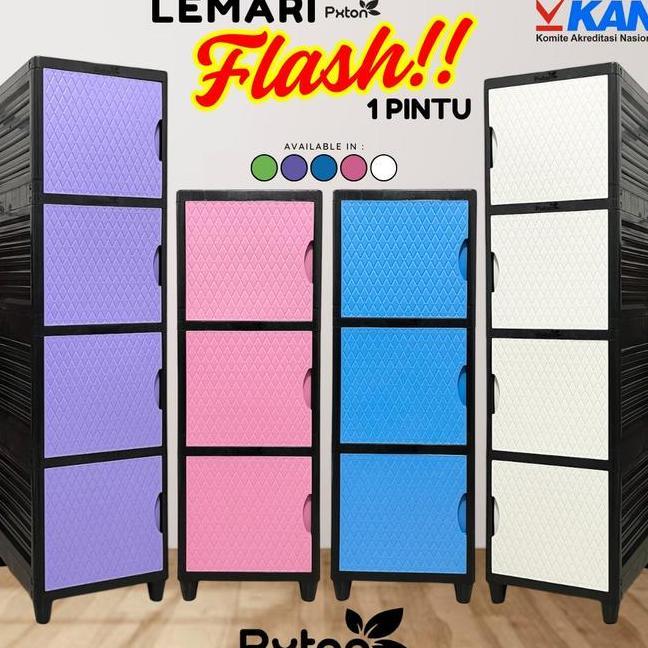 Pxton Lemari Pakaian Plastik Flash 2 Susun 3 Susun 4 Susun 2 Susun 5 Susun Rak Pakaian Meriah Lemari