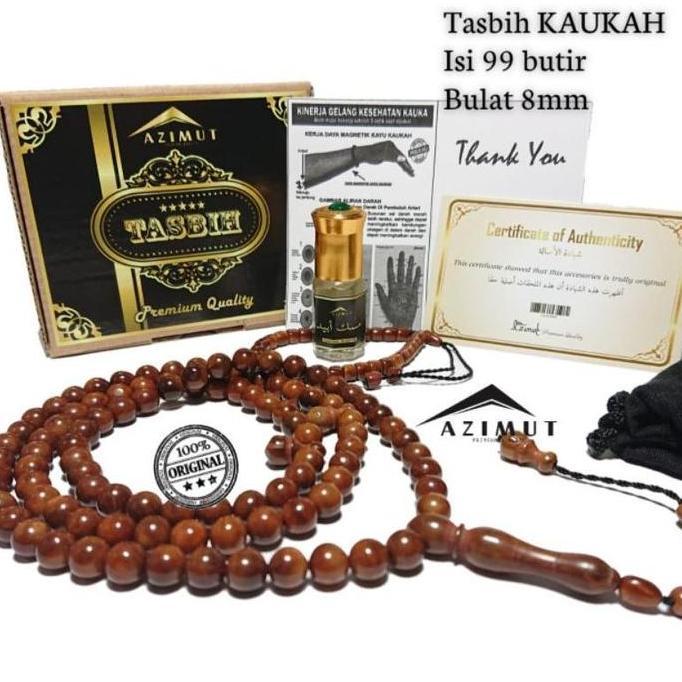 Bersertifikat TASBIH KAUKAH Original | Tasbih premium bersertifikat |