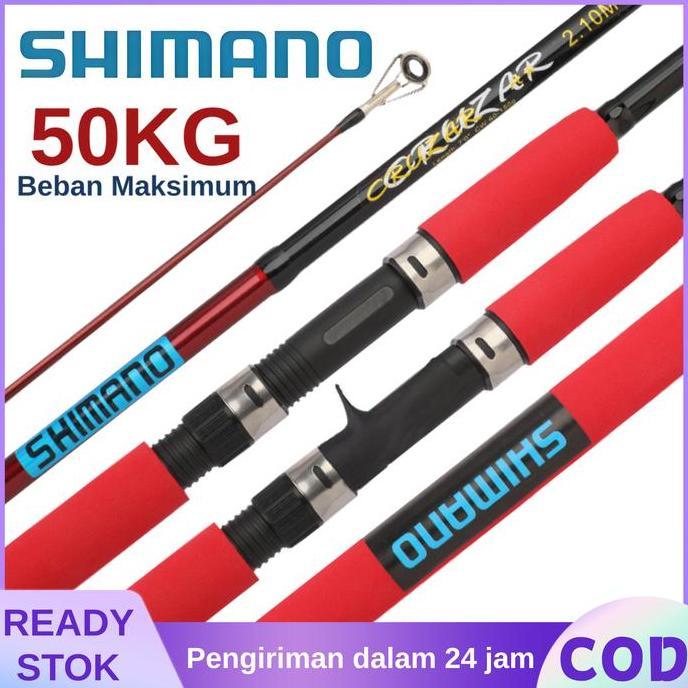Grasihendy - Shimano Travel Rod 1.83m Joran Ultralight Power Carbon Spinning & Casting
