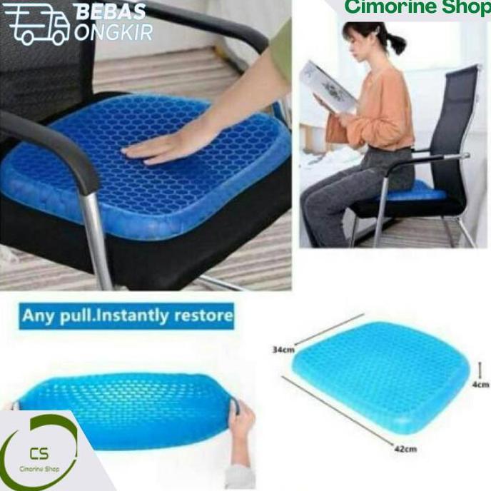 NEW SEAT MATE / BANTAL ALAS DUDUK SILIKON GEL PREMIUM EGG SITTER + SARUNG ORI
