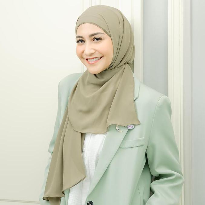 Lozy Hijab - Bawal Inner Oval (Pashmina Inner Oval) Ceruty Panjang Muslim Kerudung