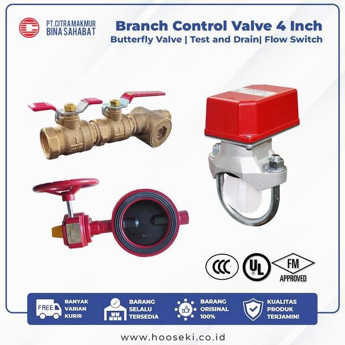 Branch Control Valve 4 Inch Viking (Bcv Set)