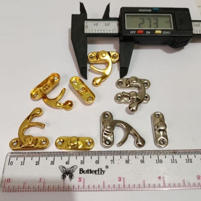 kunci pengait box / kunci kotak perhiasan / kunci kotak plakat / 100sets