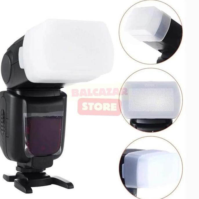 Flash Diffuser Omni Bounce Speedlite Canon 580EX 580EXII Tronic 330i