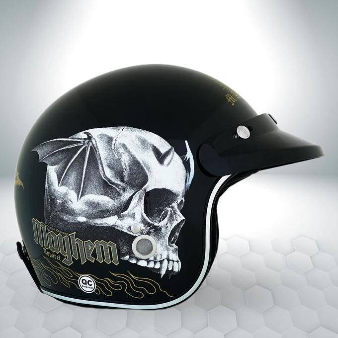 Marzano Helmet -  Helm Retro Marzano X Mayhem