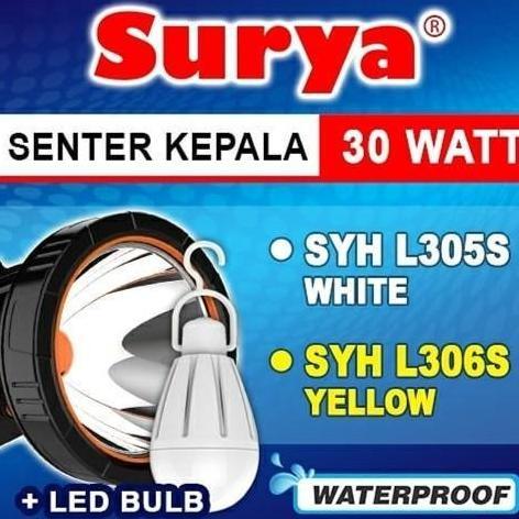 Terjangkau Senter Kepala Surya Syh L 305 S 30 Watt Free Lampu Led Surya Syh L305S