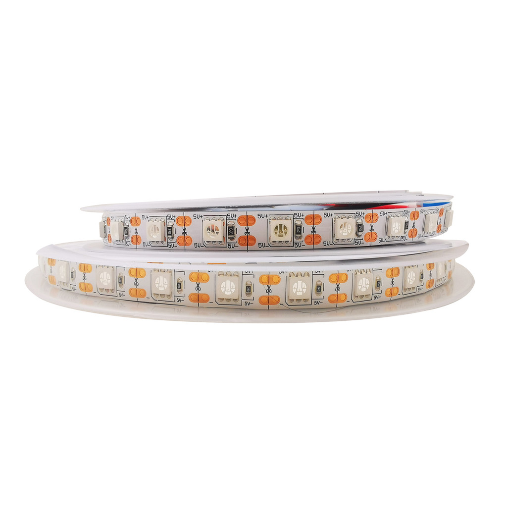 DC5V UV LED Strip 5050 SMD Ultraviolet 395NM-405NM 300LEDs 60LED / M Lampu Strip LED Fleksibel Untuk