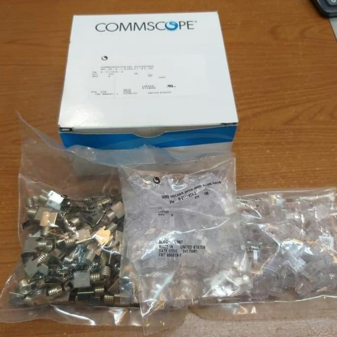 AMP Konektor RJ45 cat6 @100pcs / Connector AMP RJ 45 Cat 6