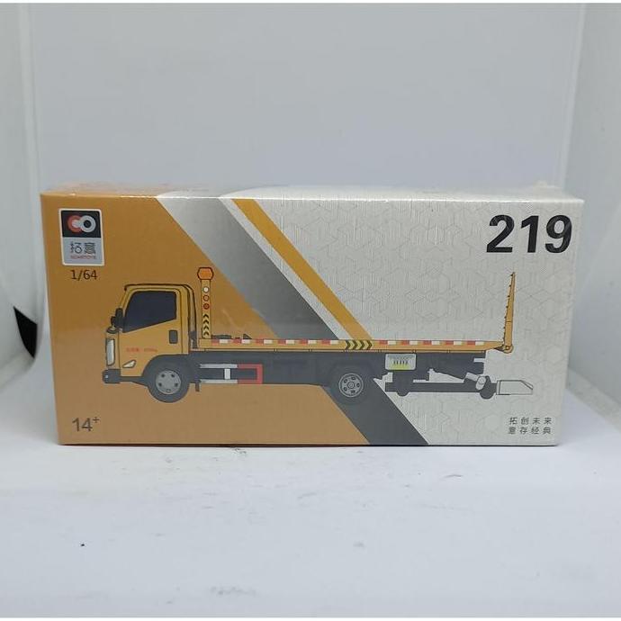 Xcartoys isuzu jmc kairui auto safety loader flatbed transporter truck diecast (s)