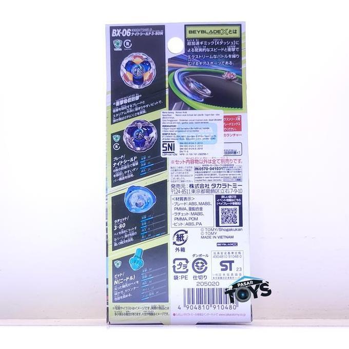 Beyblade X BX-06 Booster KnightShield 3-80N Takara Tomy Knight Shield